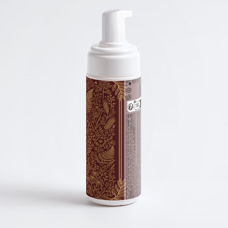 AUREQ Baby Foaming Wash bottle with natural ingredients for gentle cleansing of baby's delicate skin.
